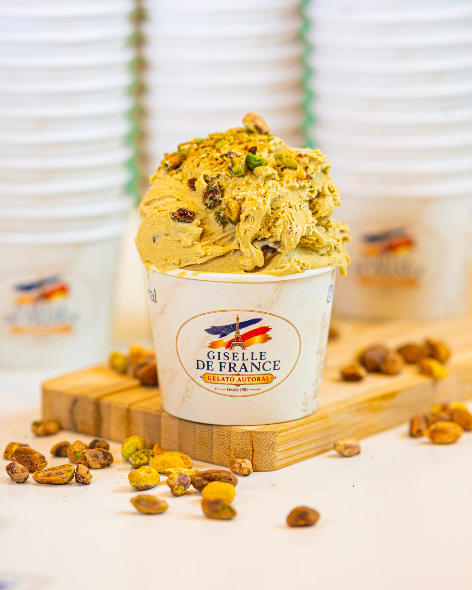 Gelato no copinho